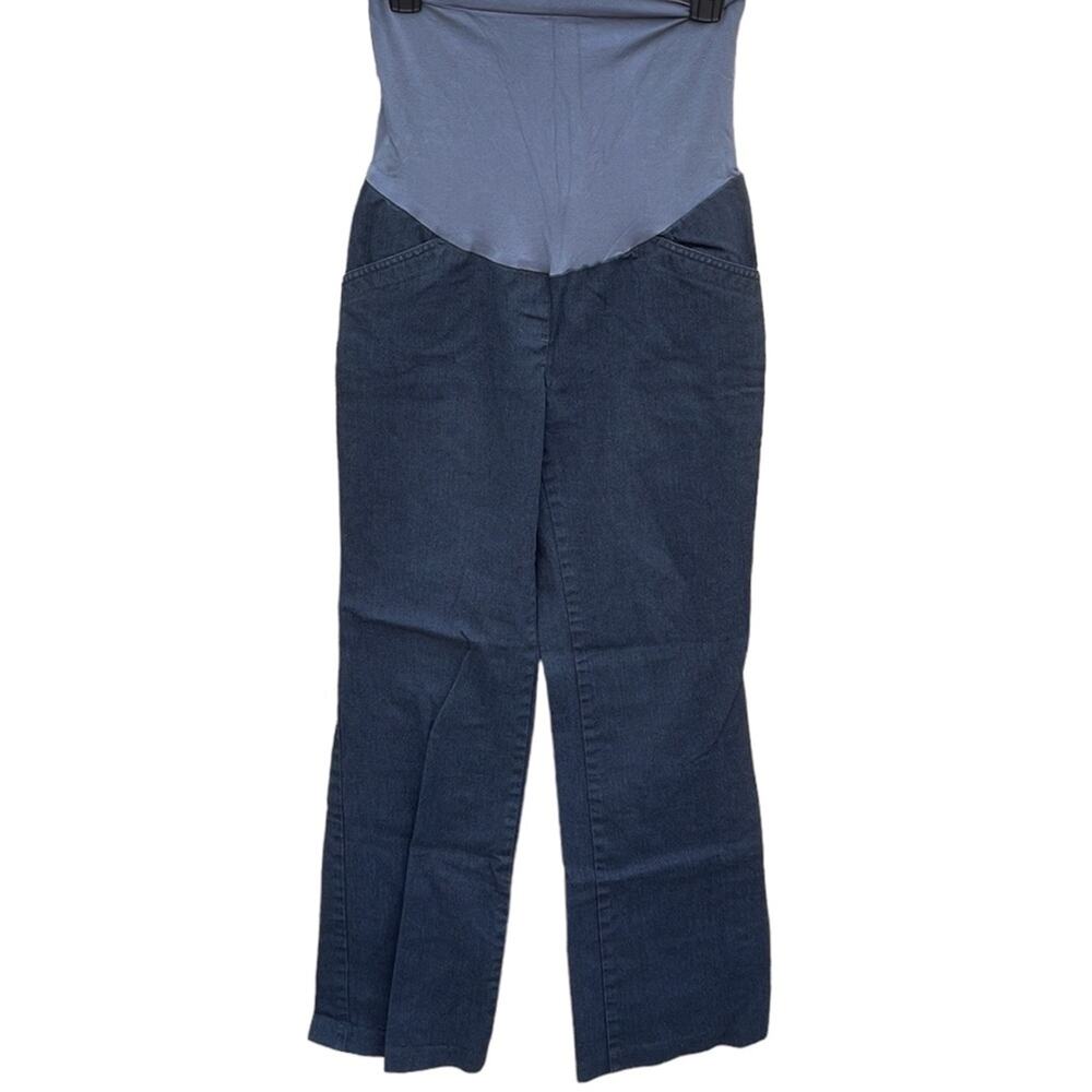 Motherhood Maternity gray dress pants secret fit belly band size small